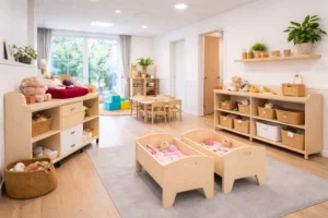 Speelse dagopvang met lichte inrichting